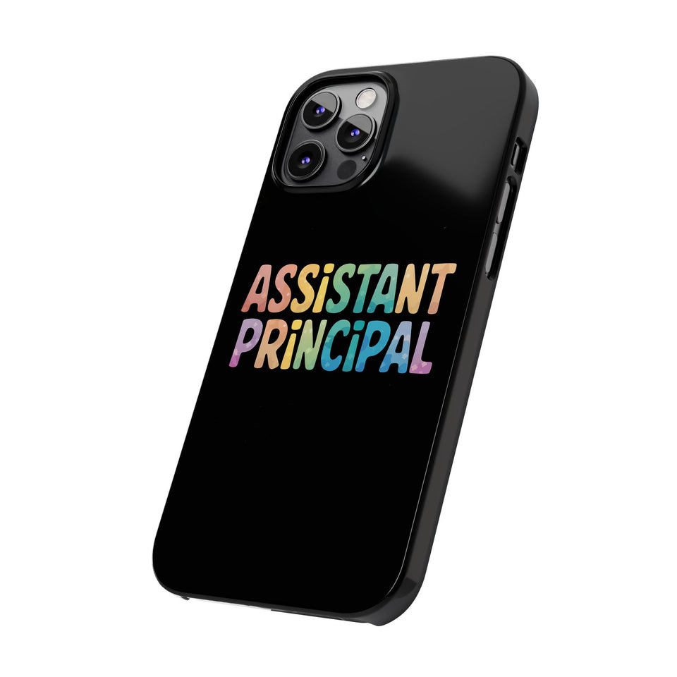 Premium Assistant Principal iPhone Case | Cute Assistant Principal Gifts Slim Phone Cases
