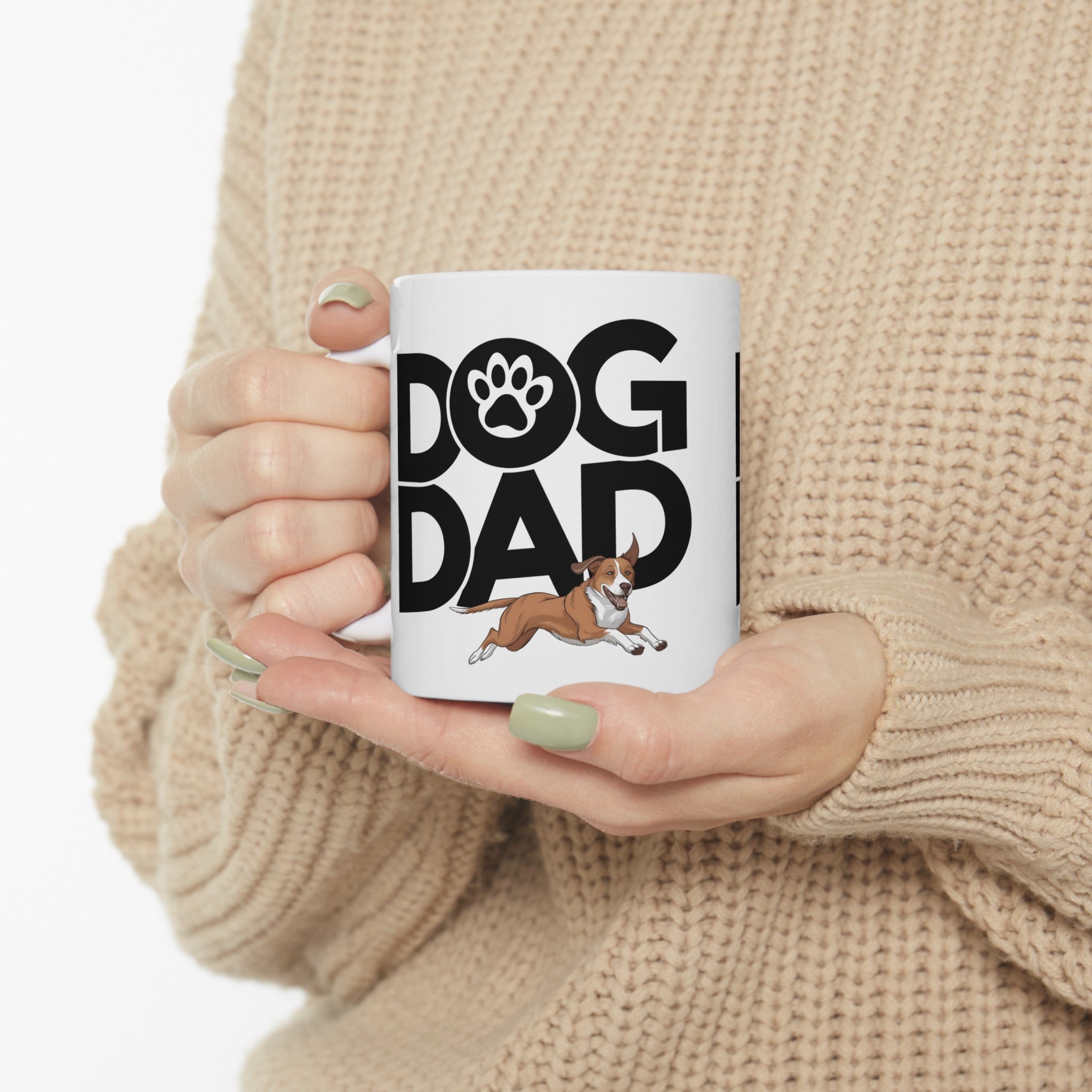 Dog Dad Mug White | Dog Dad Gift | Dog Dad Coffee Mug | Dog Dad Presents Mug 11oz