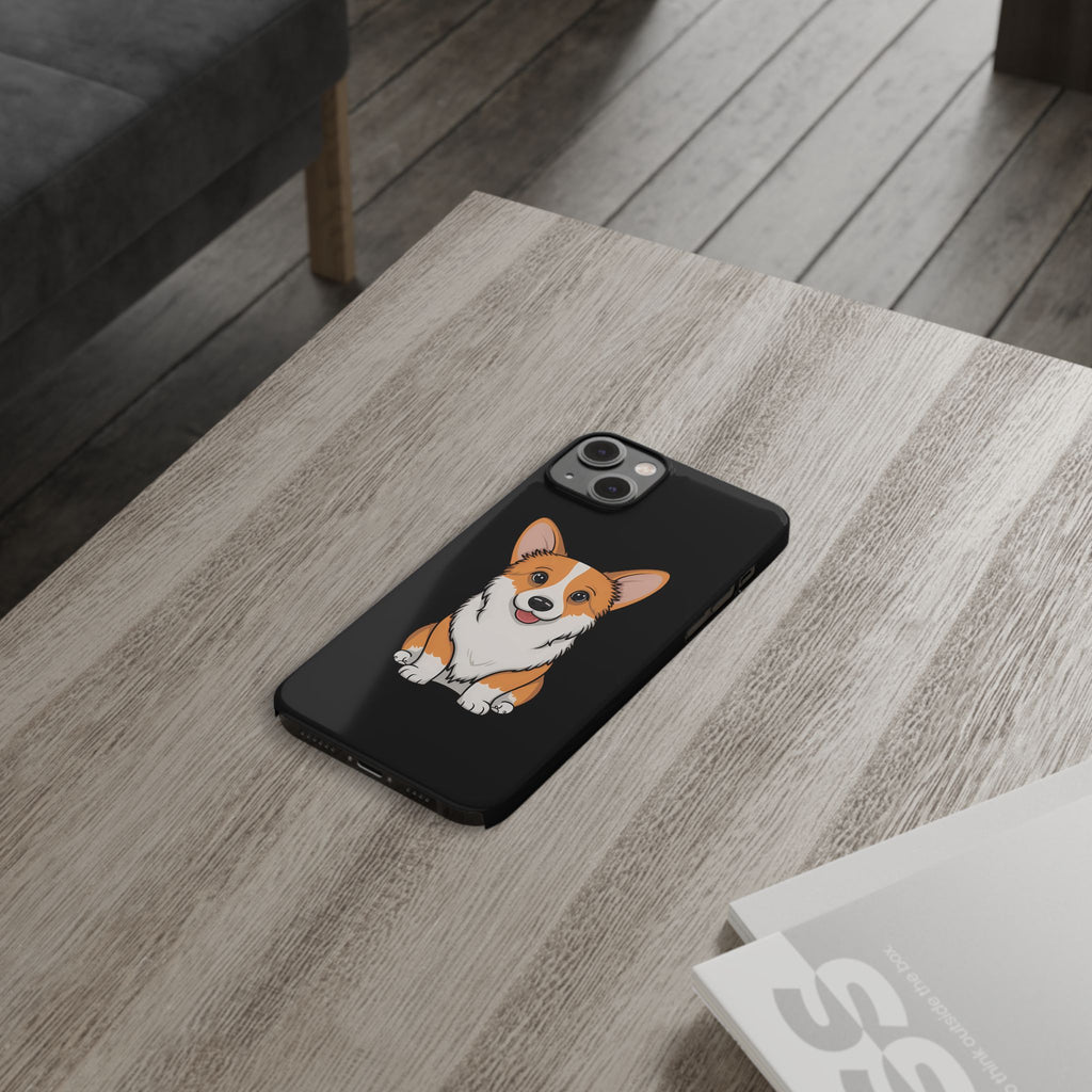 Cute Corgi Slim iPhone Case | Corgi Gift iPhone Case