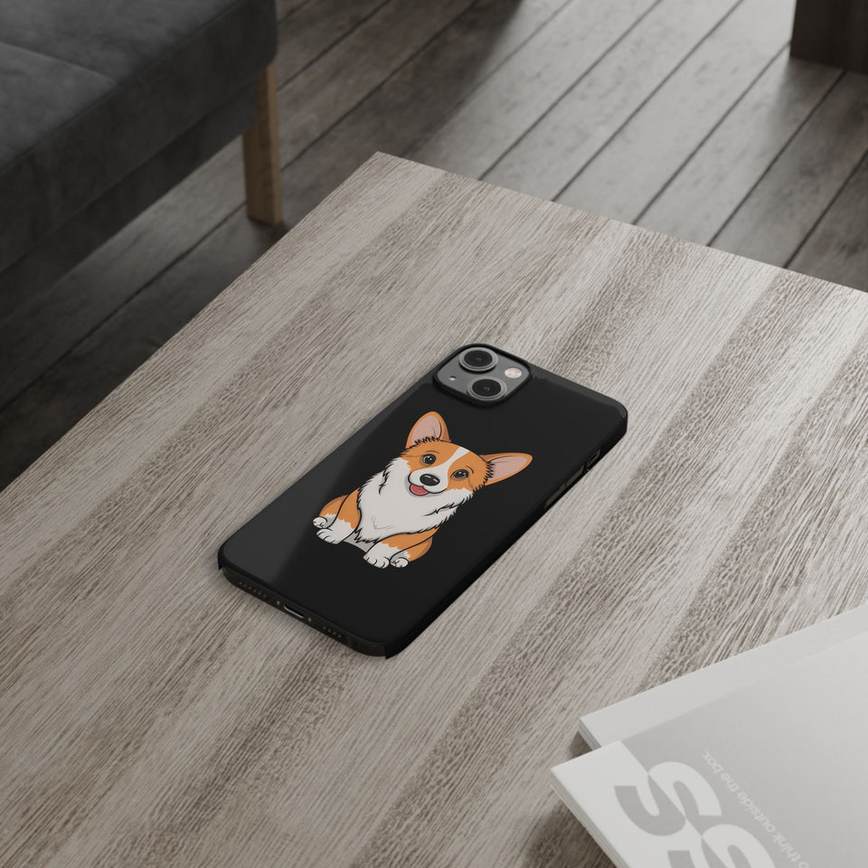 Cute Corgi Slim iPhone Case | Corgi Gift iPhone Case