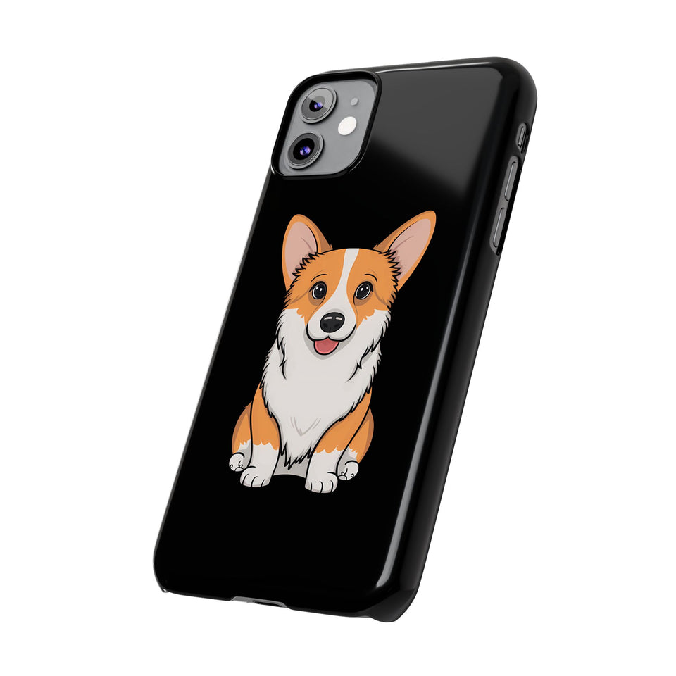 Cute Corgi Slim iPhone Case | Corgi Gift iPhone Case