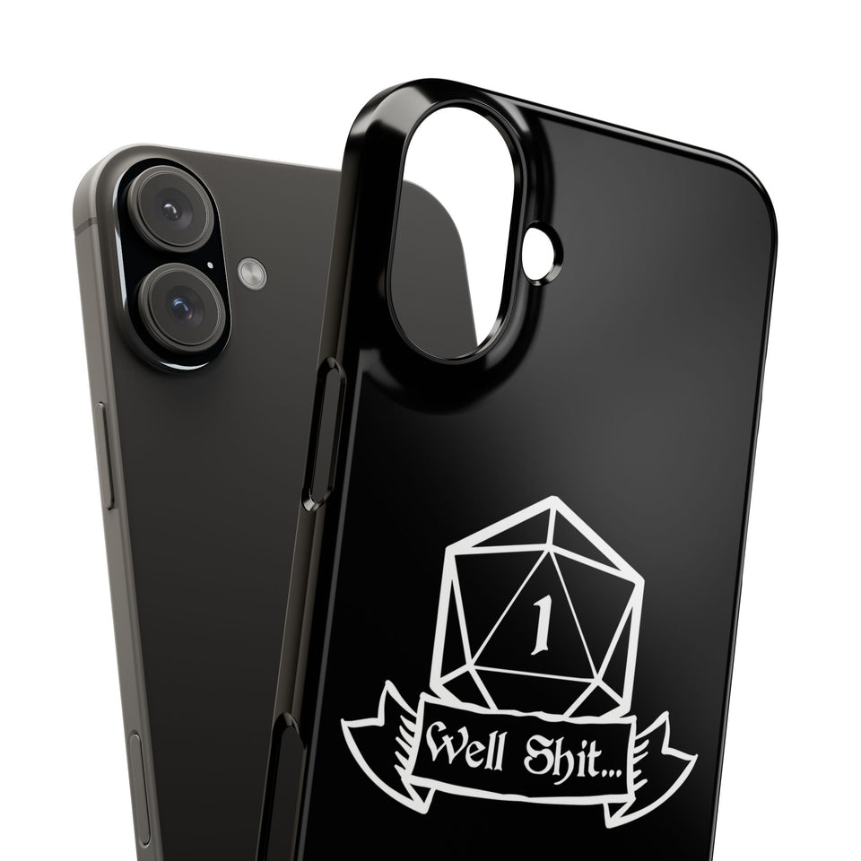Premium Well Shit RPG iPhone Case | Fantasy Role Playing Game Gifts Slim Phone Cases
