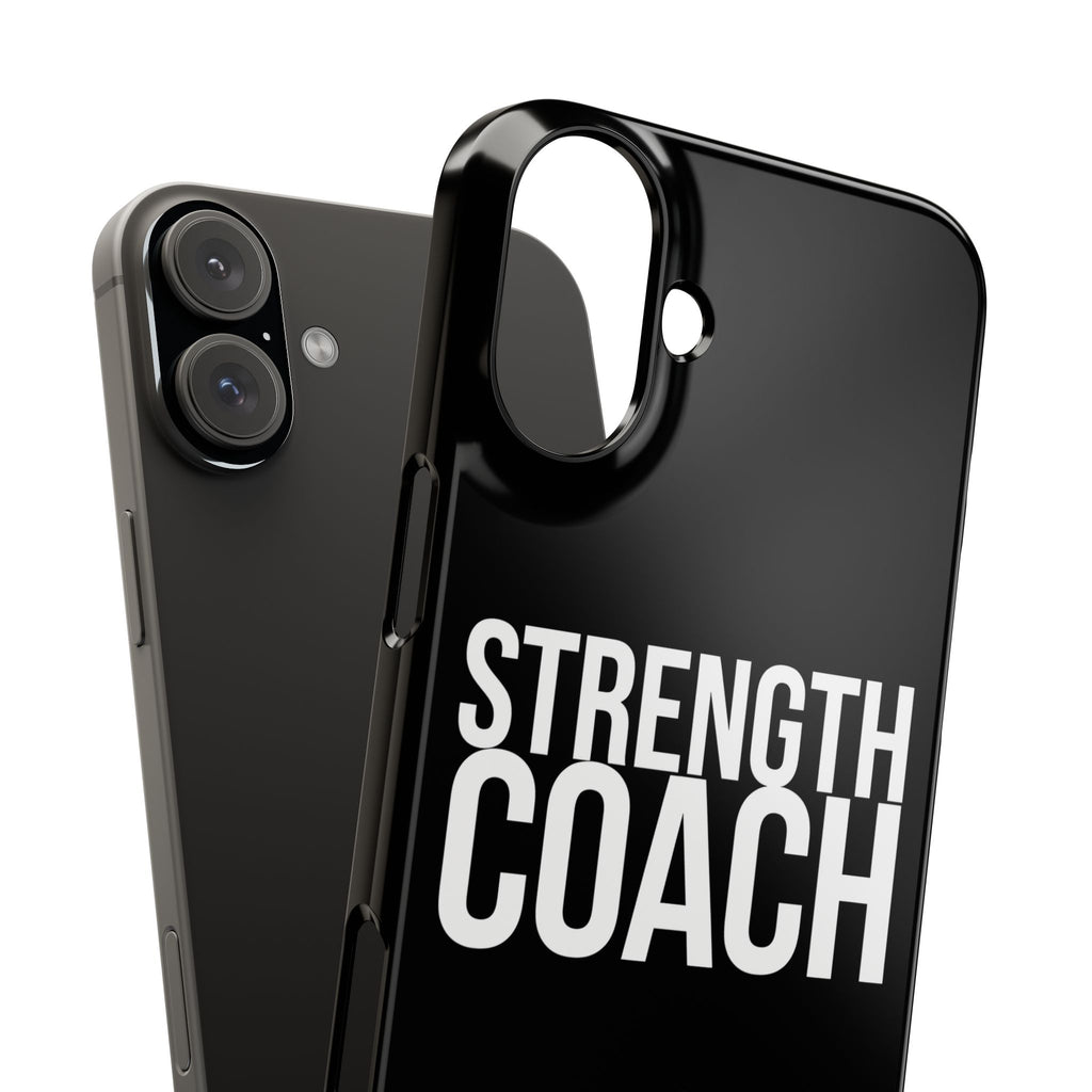 Premium Strength Coach iPhone Case | Strength Coach Gifts Slim Phone Cases