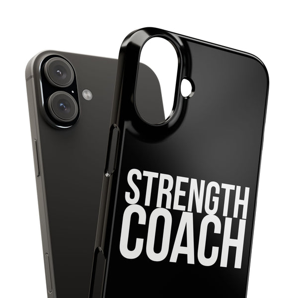 Premium Strength Coach iPhone Case | Strength Coach Gifts Slim Phone Cases