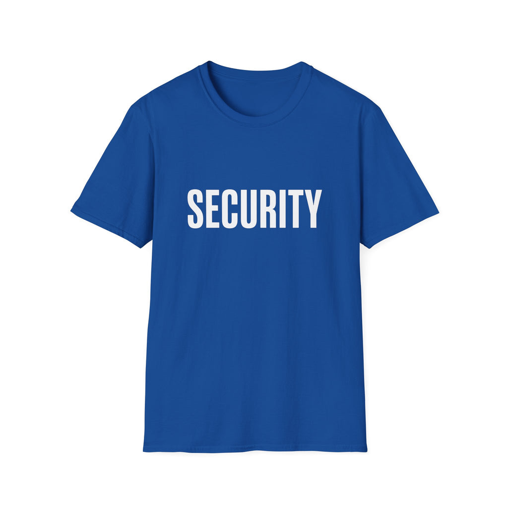 Security T-Shirt — Bold Minimalist Security Design