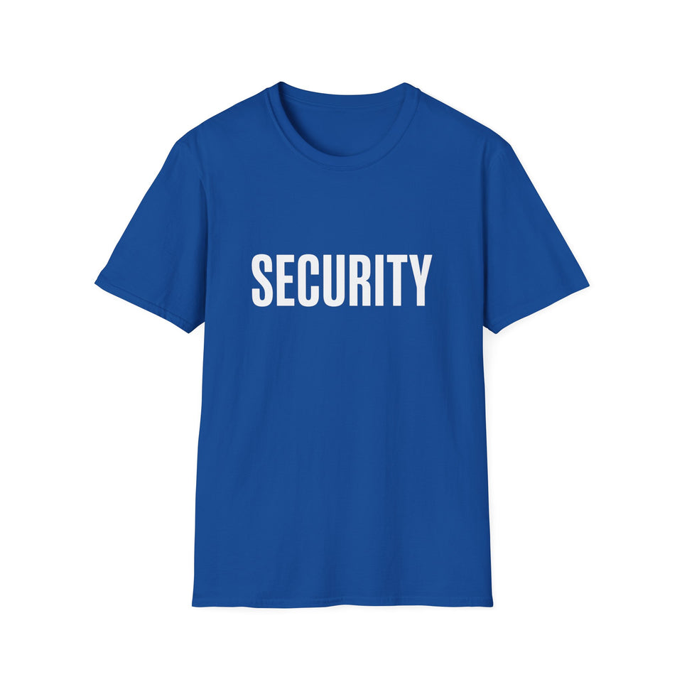 Security T-Shirt — Bold Minimalist Security Design