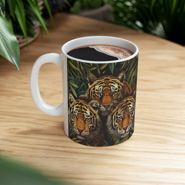 Tiger Mug Group | Tiger Coffee Mug | Cute Tiger Gift | Tiger Presents | Tiger Mug 2 11oz