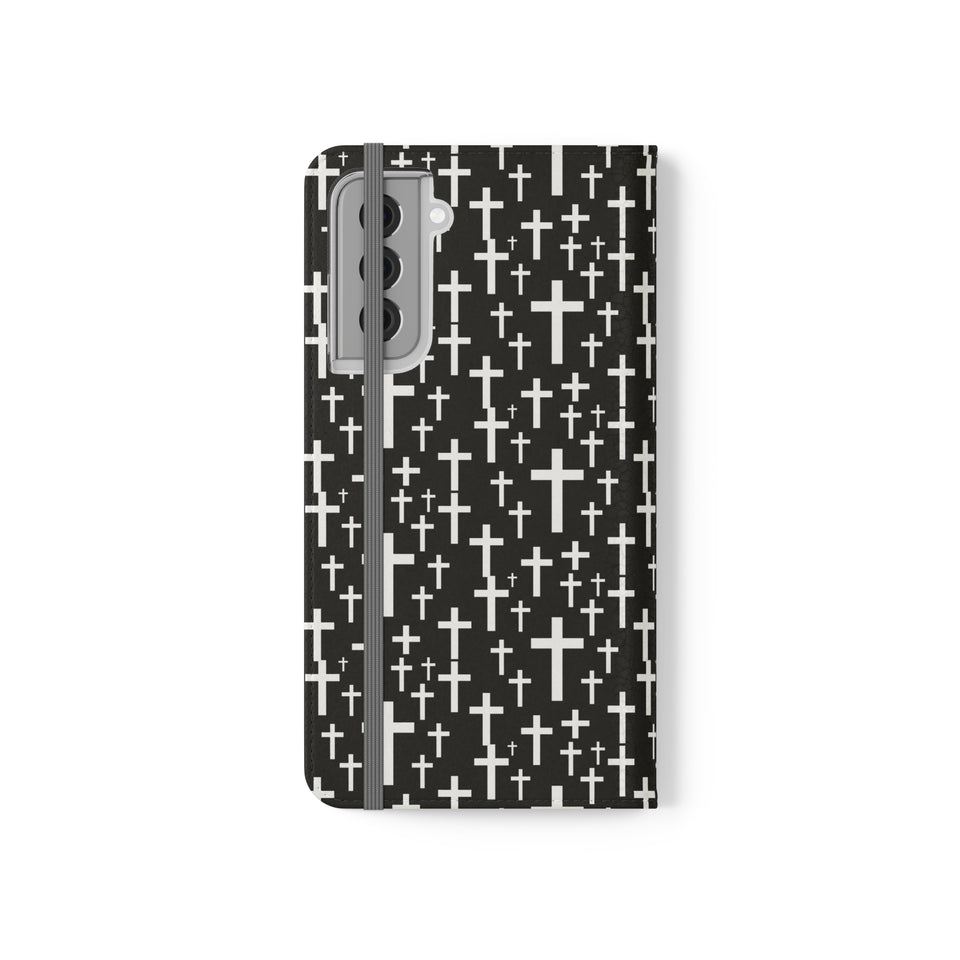 Faith Religion Jesus Cross Phone Case | Faith Religion Wallet Phone Case Gifts | IPhone & Samsung Galaxy Jesus Cross  Flip Cases