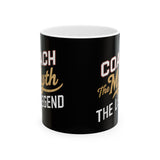Coach The Myth The Legend Ceramic Mug | Coach Gifts (11oz) Coach The Myth The Legend Ceramic Mug | Coach Gifts (11oz)