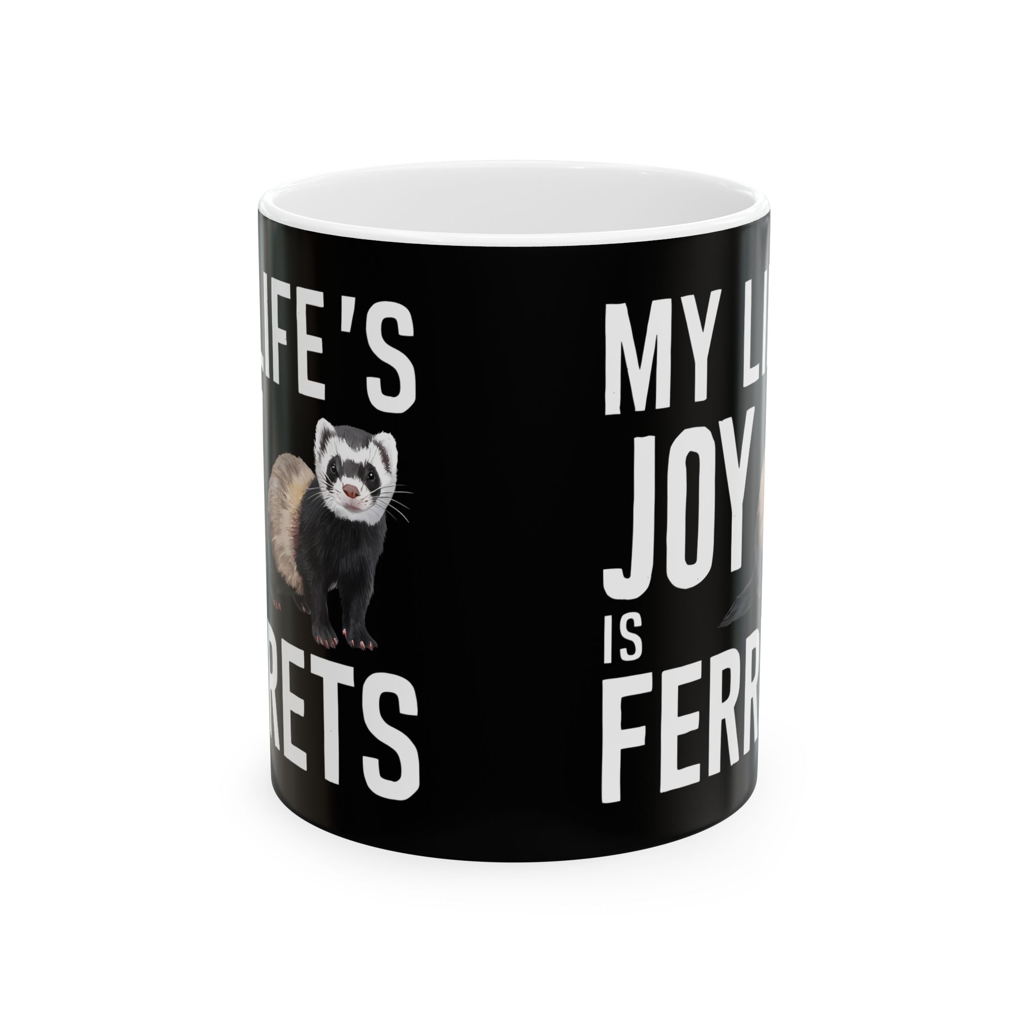 My Joy Is Ferrets Mug | Ferret Coffee Mug | Cute Ferret Lover Coffee Mug 11oz Secondary image