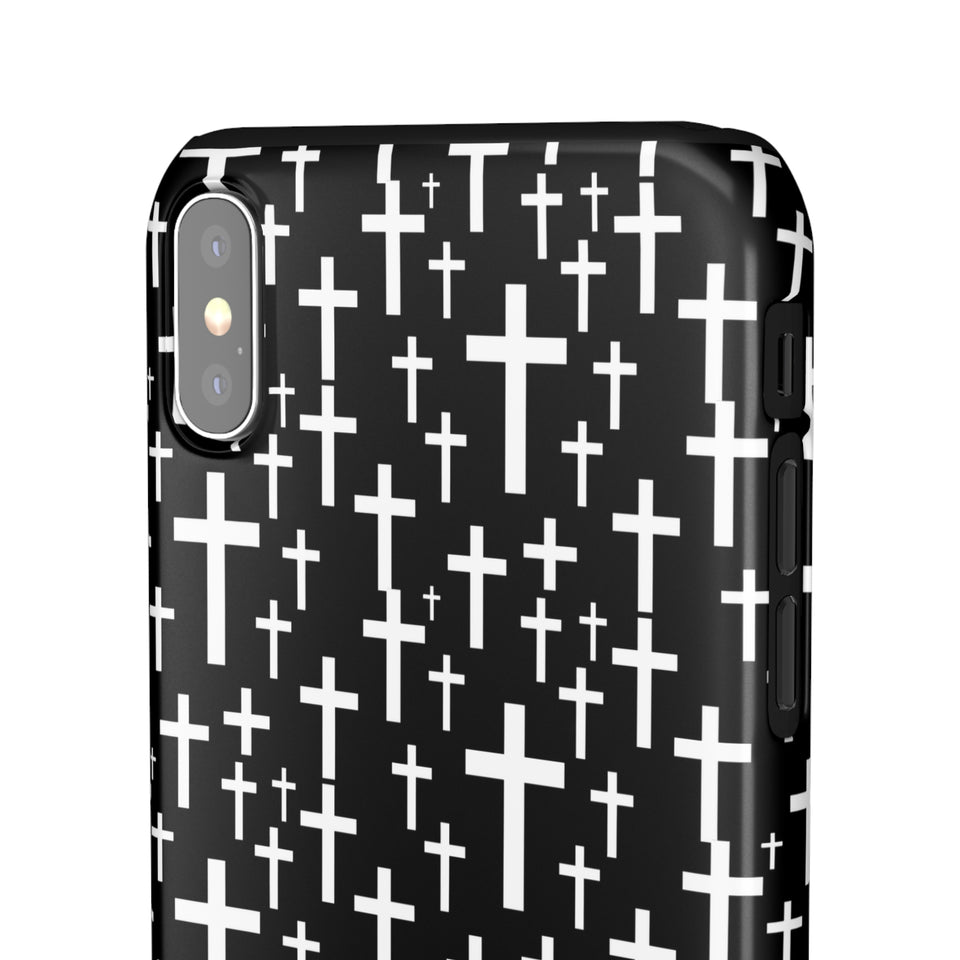 Faith In Jesus iPhone Christian Religion Phone Case | Faith Cross Phone Case | Christian Cross iPhone & Samsung Galaxy Snap Cases