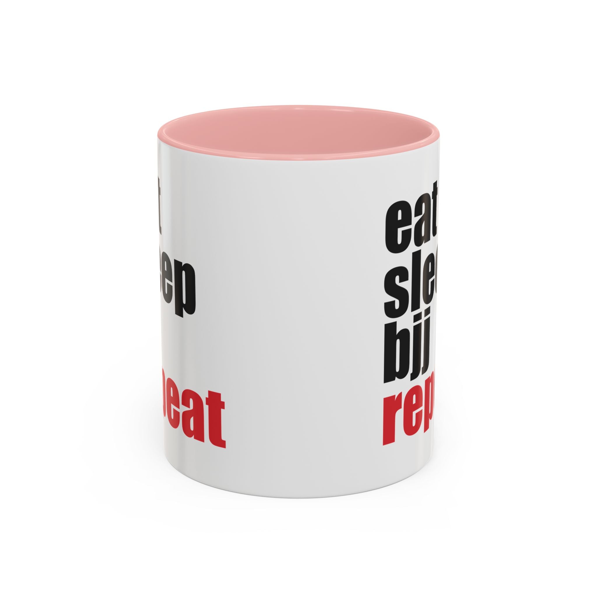 Brazilian Jiu Jitsu Eat Sleep BJJ Repeat | BJJ Accent Coffee Mug