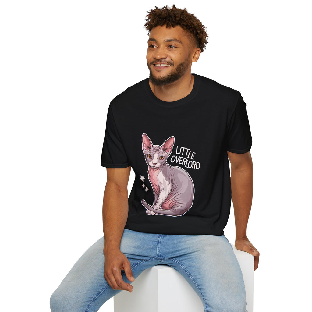 Little Overlord Sphynx Shirt | Sphynx Mom Gifts | Sphinx Merchandise | Sphynx Cat Presents Unisex T-Shirt