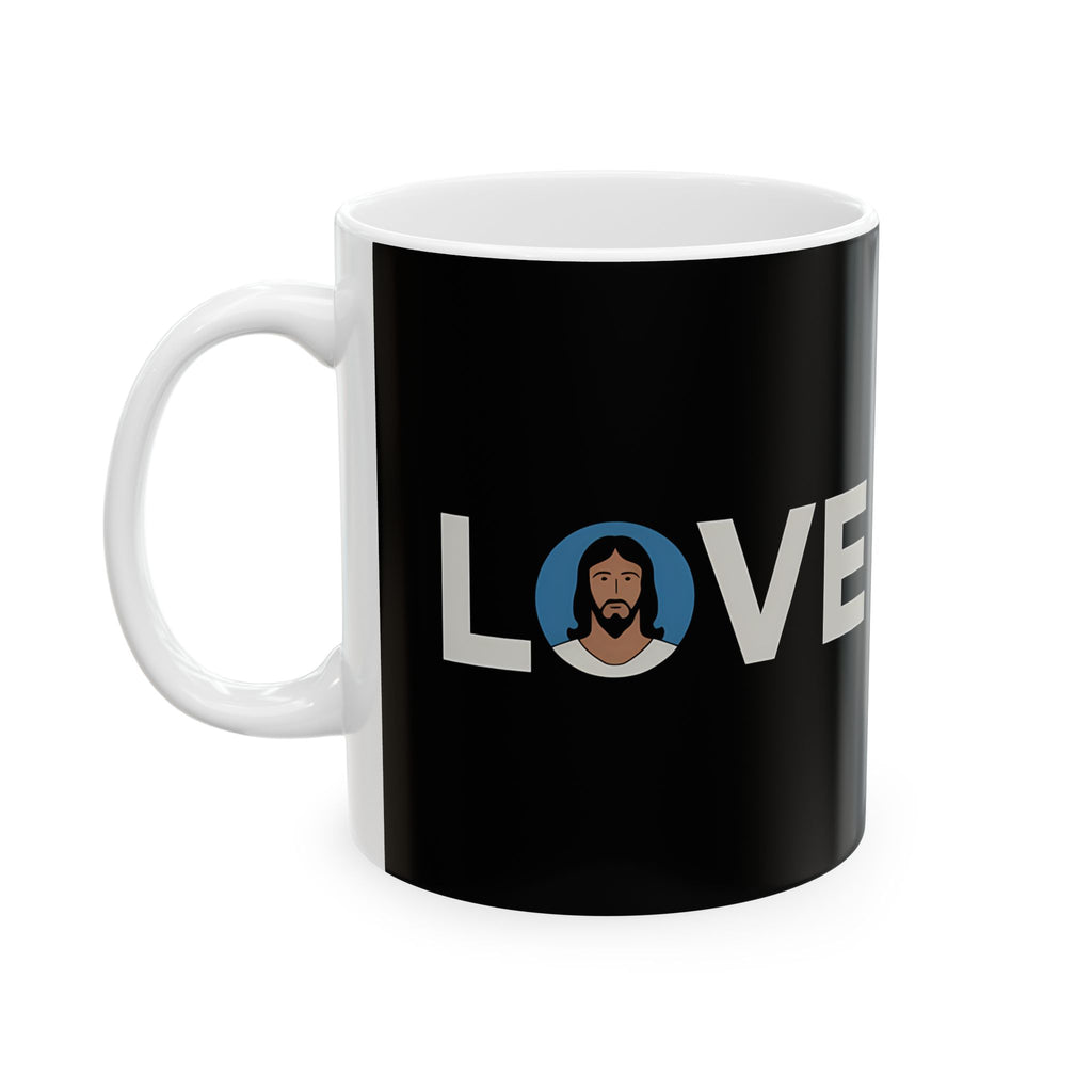 Love Jesus Ceramic Mug | Cute Faith In Jesus Gifts (11oz)