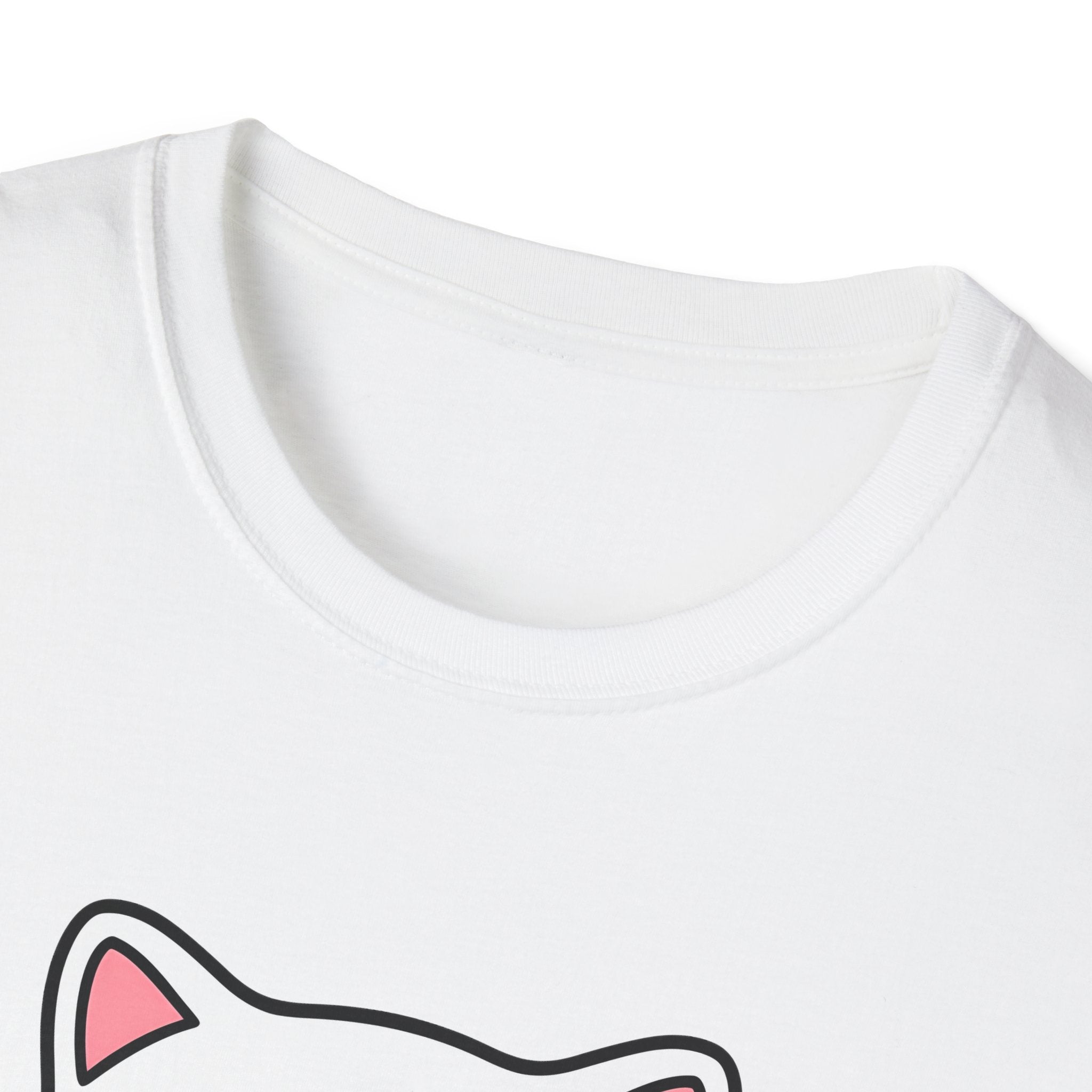 Kawaii Always Be Pawsititive Cat Shirt | Cat Mom Gift | Cat Present | Cat Lover Unisex Softstyle T-Shirt