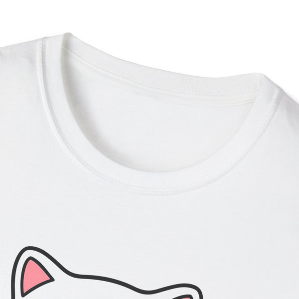 Kawaii Always Be Pawsititive Cat Shirt | Cat Mom Gift | Cat Present | Cat Lover Unisex Softstyle T-Shirt