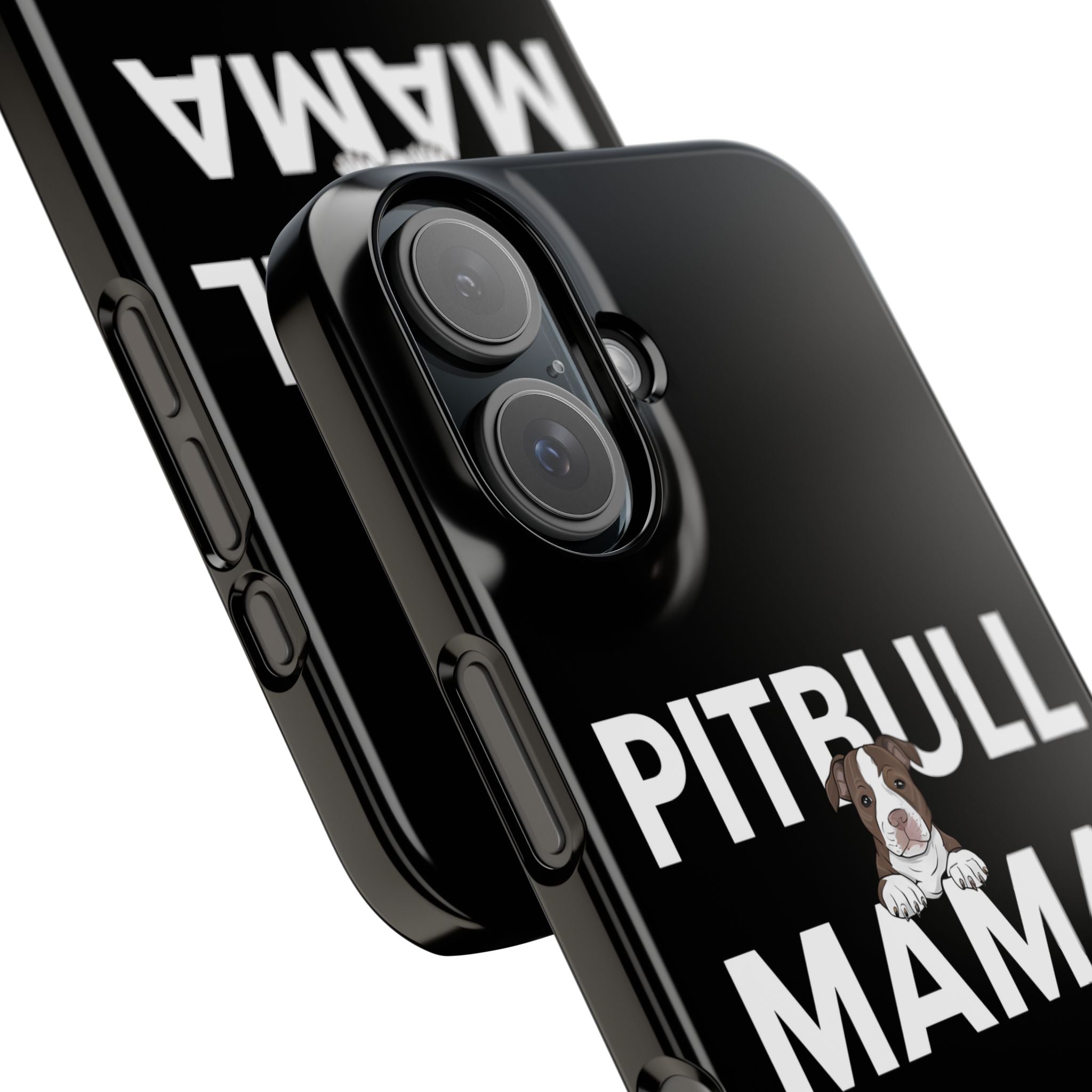 Premium Pitbull Mama 3 iPhone Case | Pitbull Gifts Slim Phone Cases