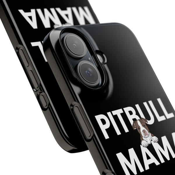 Premium Pitbull Mama 3 iPhone Case | Pitbull Gifts Slim Phone Cases
