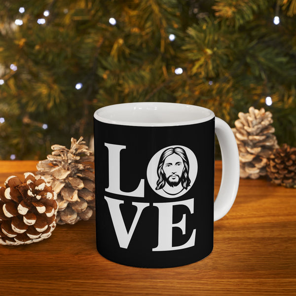 Faith Love Jesus Ceramic Mug | Faith In Jesus Gifts (11oz)