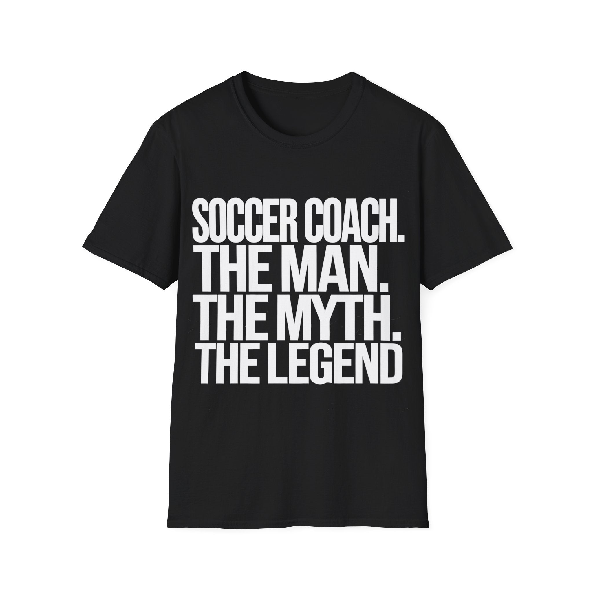 Soccer Coach The Man The Myth The Legend Shirt | Cool Soccer Coach Gift | Unisex Soccer Coach Present T Shirt Secondary image