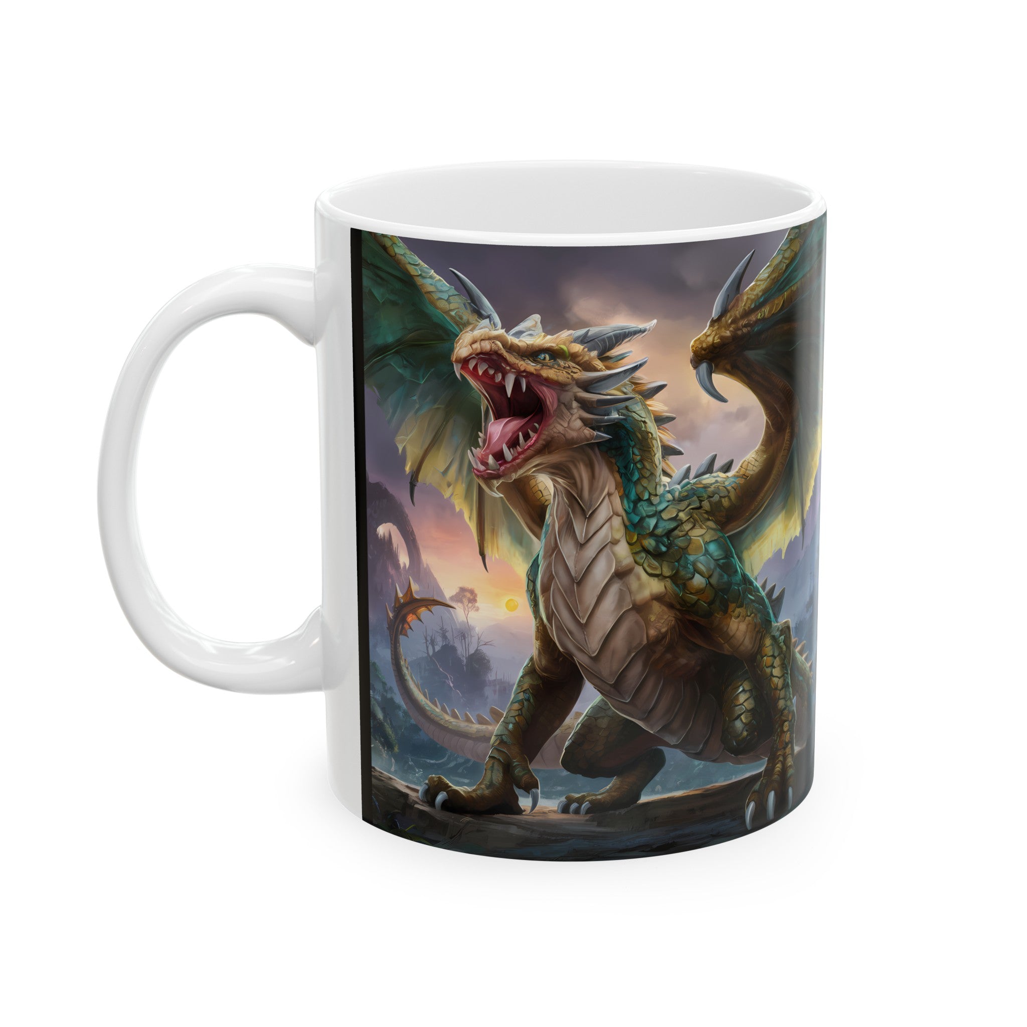 Fantasy Dragon RPG Mug | Role Playing Game Gift | Dragon Coffee Mug | RPG Fantasy Gift Ideas Mug 11oz Main image