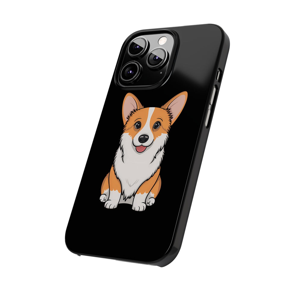 Cute Corgi Slim iPhone Case | Corgi Gift iPhone Case