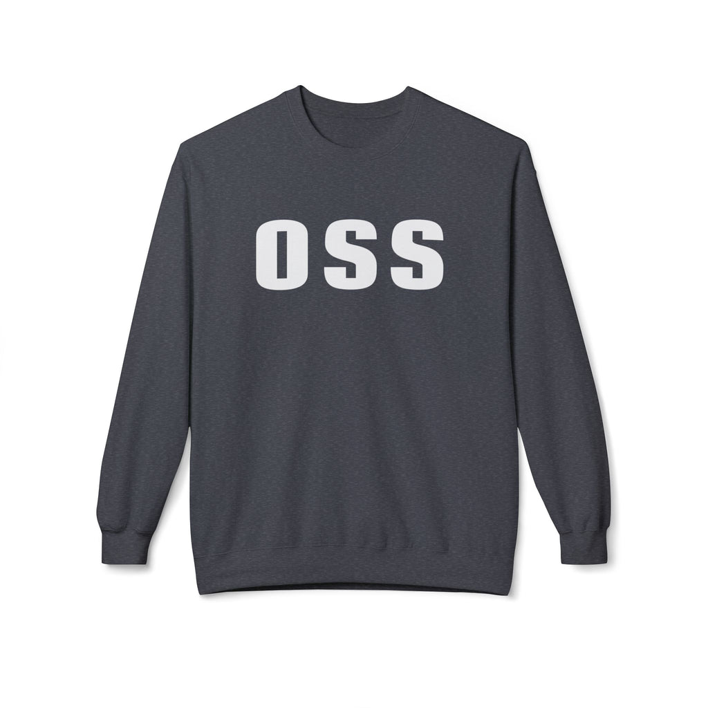 Brazilian Jiu Jitsu OSS BJJ Unisex Midweight Softstyle Fleece Crewneck Sweatshirt