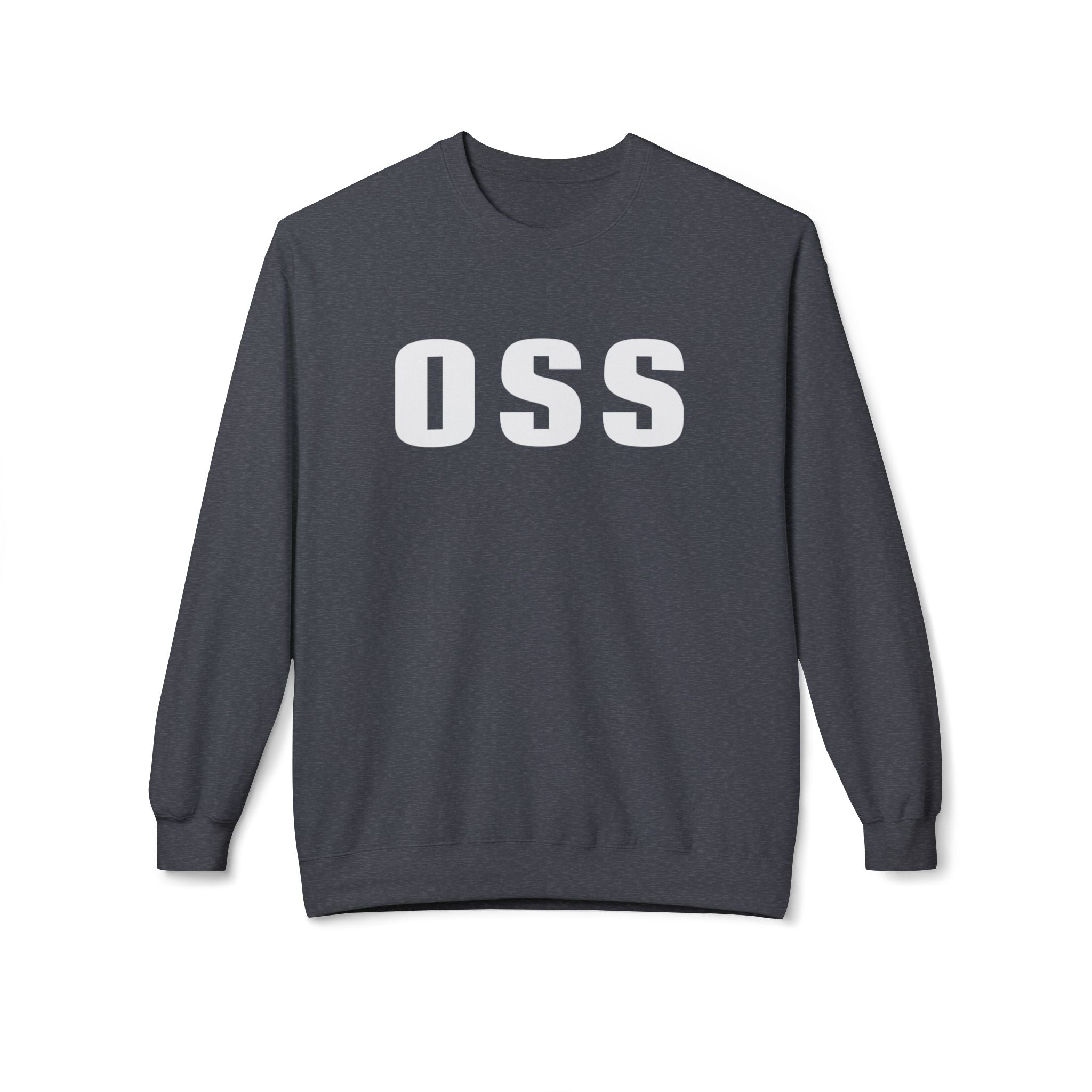 Brazilian Jiu Jitsu OSS BJJ Unisex Midweight Softstyle Fleece Crewneck Sweatshirt