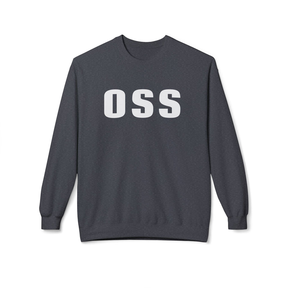 Brazilian Jiu Jitsu OSS BJJ Unisex Midweight Softstyle Fleece Crewneck Sweatshirt