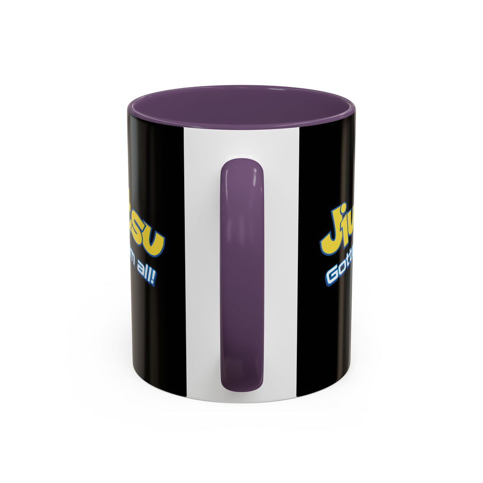 Brazilian Jiu Jitsu Gotta Tap Them All | BJJ Accent Coffee Mug