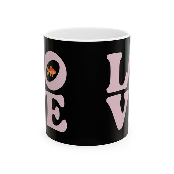 Sweet Love Goldfish Mug | Goldfish Coffee Mug | Cute Goldfish Coffee Mug 11oz