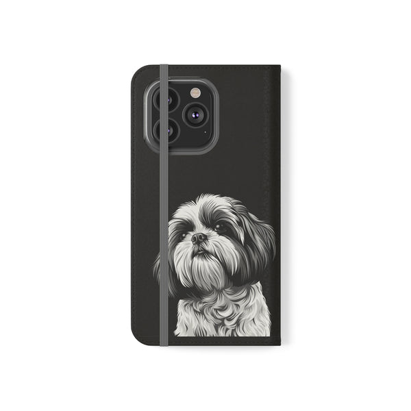 Shih Tzu Phone Case | Shih Tzu Wallet Phone Case | IPhone & Samsung Galaxy Shih Tzu Flip Cases
