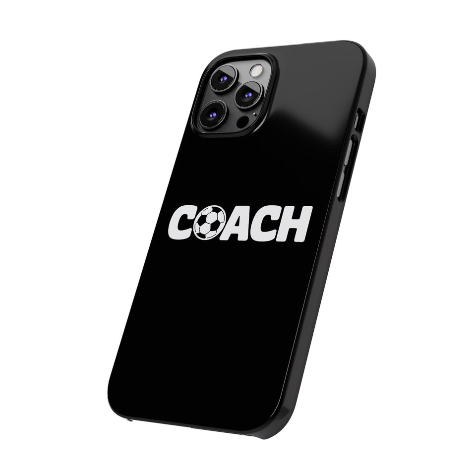 Premium Soccer Coach iPhone Case | Soccer Coach Gifts Slim Phone Cases