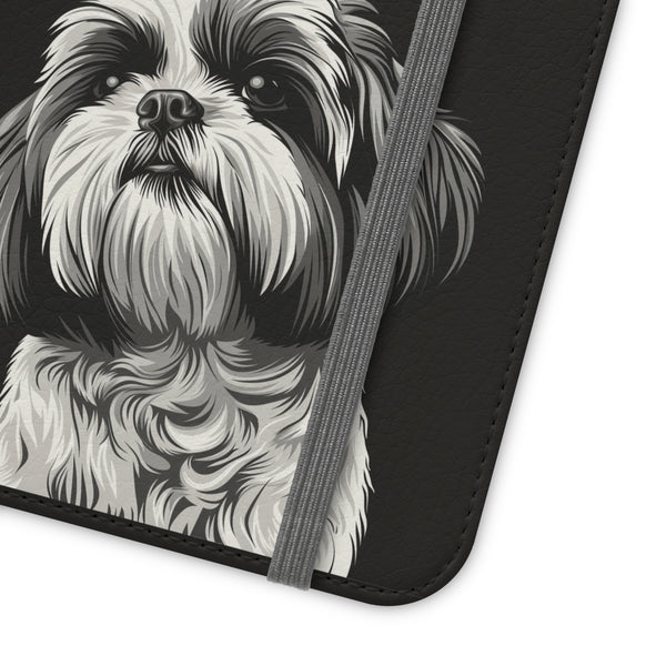 Shih Tzu Phone Case | Shih Tzu Wallet Phone Case | IPhone & Samsung Galaxy Shih Tzu Flip Cases