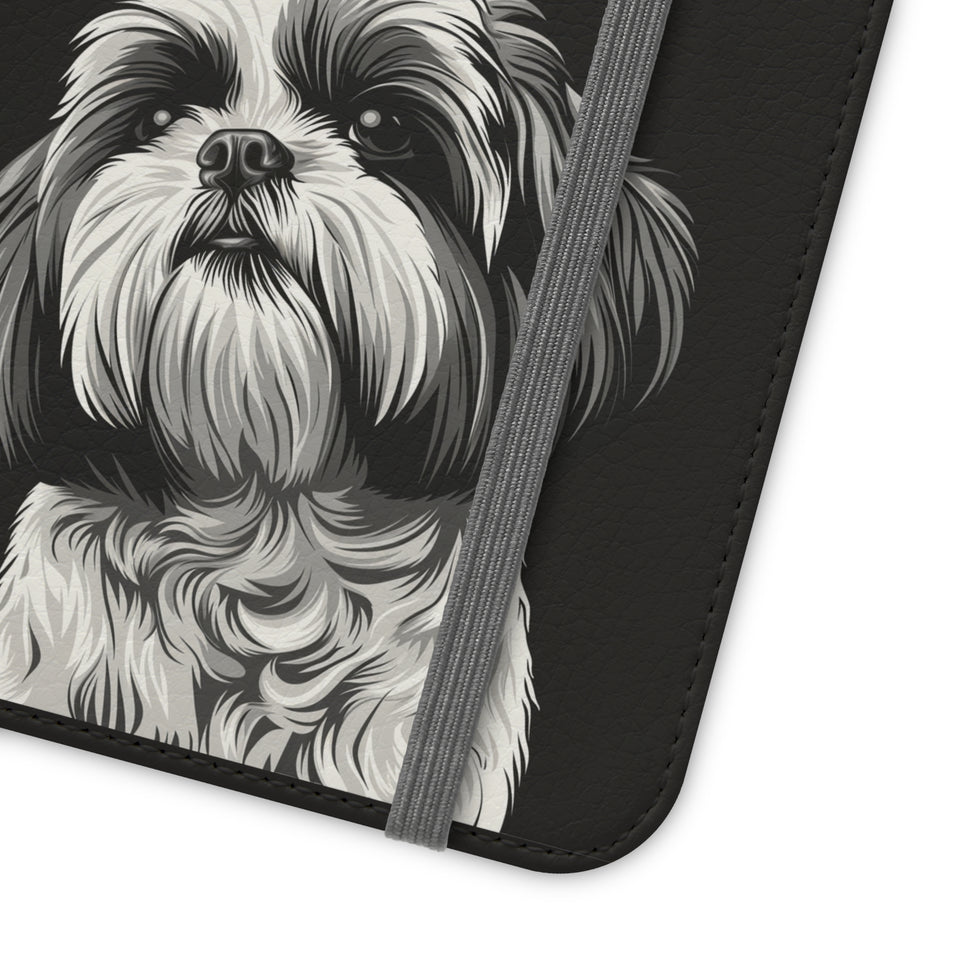 Shih Tzu Phone Case | Shih Tzu Wallet Phone Case | IPhone & Samsung Galaxy Shih Tzu Flip Cases