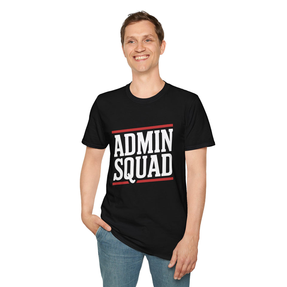 Admin Unisex T-Shirt - Admin Squad Tee