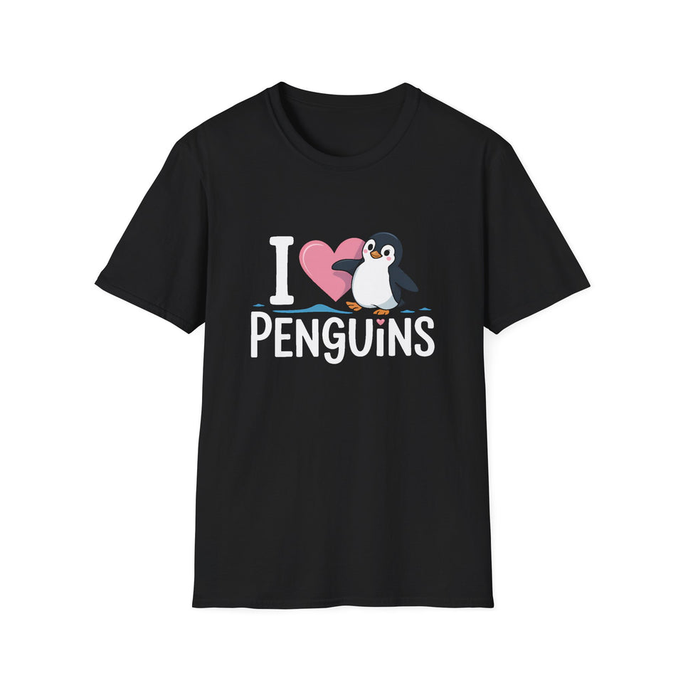 I Love Penguins Shirt - Penguin Lover T-Shirt