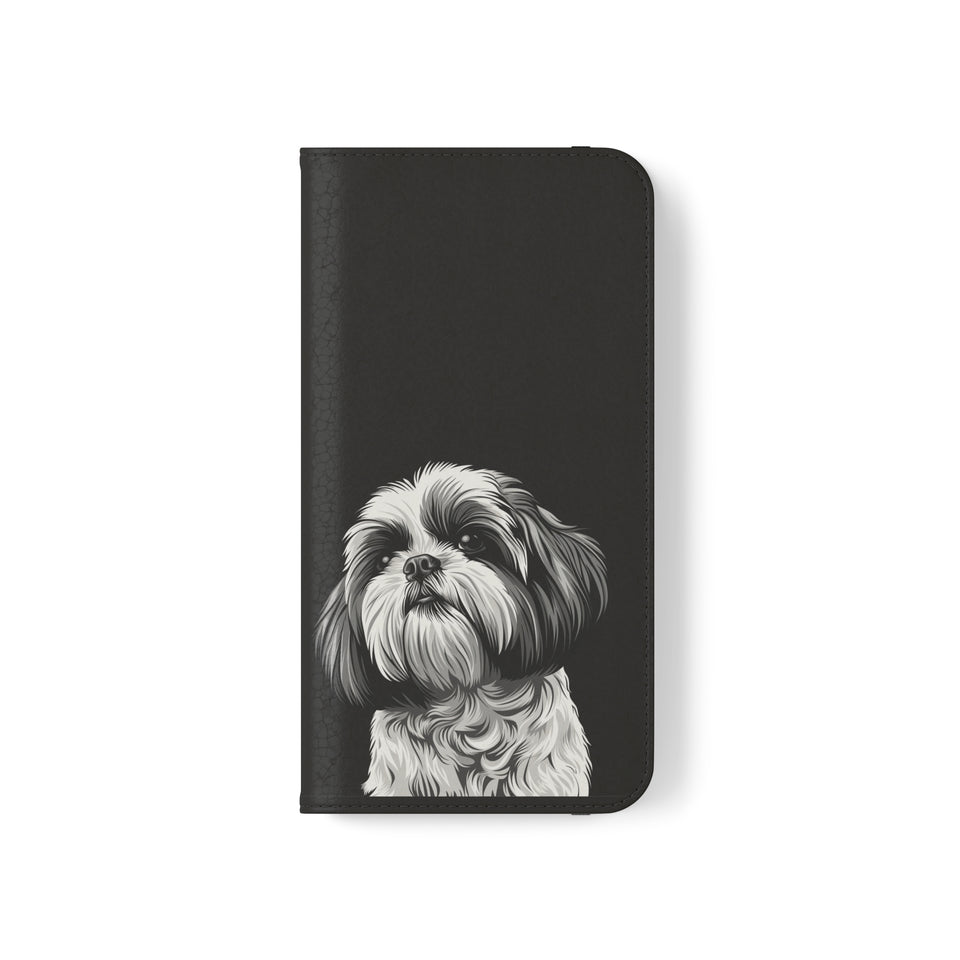 Shih Tzu Phone Case | Shih Tzu Wallet Phone Case | IPhone & Samsung Galaxy Shih Tzu Flip Cases