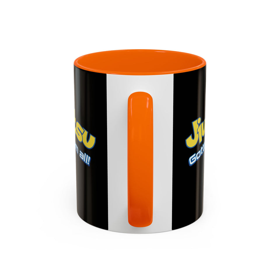 Brazilian Jiu Jitsu Gotta Tap Them All | BJJ Accent Coffee Mug