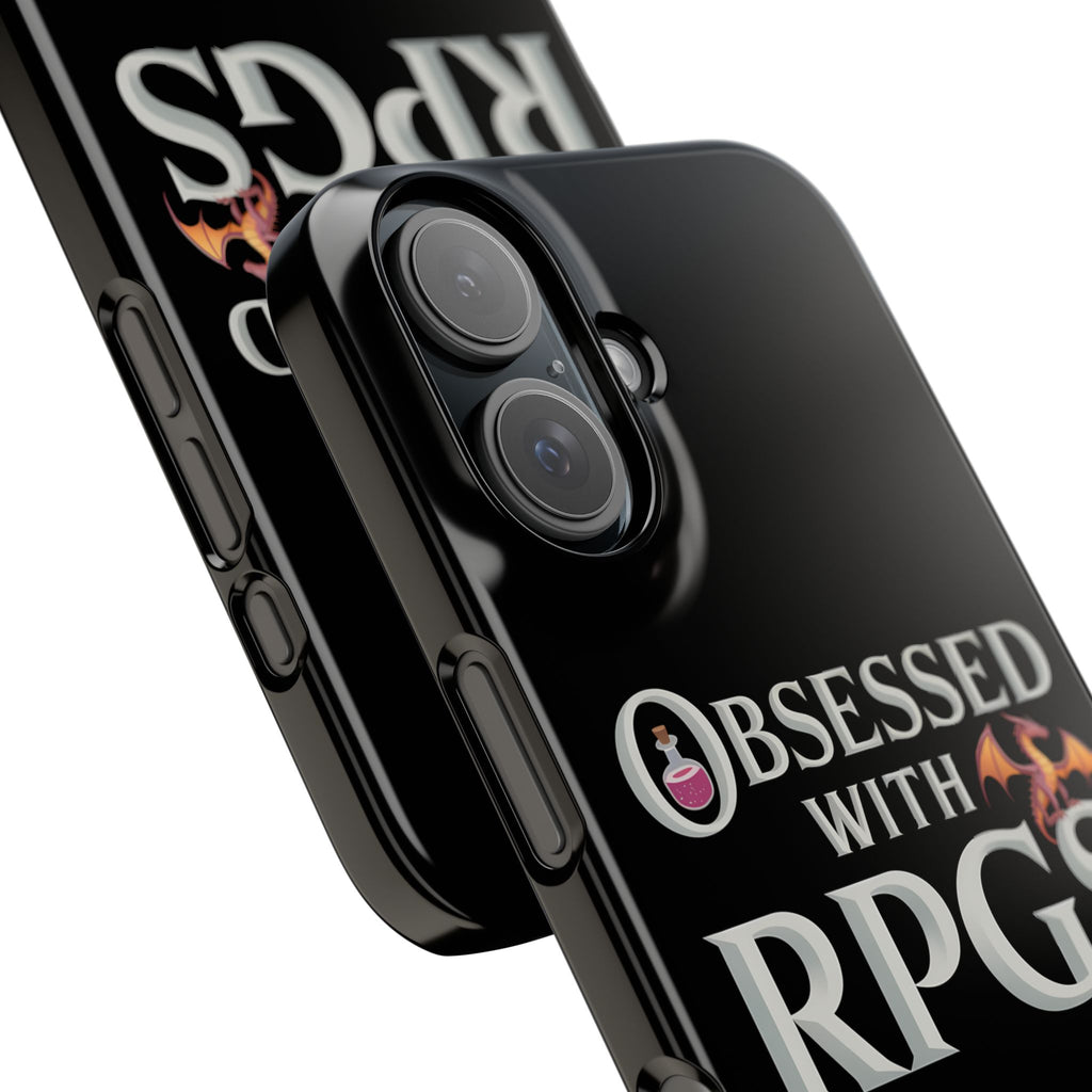 Premium Obsessed With RPGs iPhone Case | Fantasy Role Playing Game Slim Phone Cases