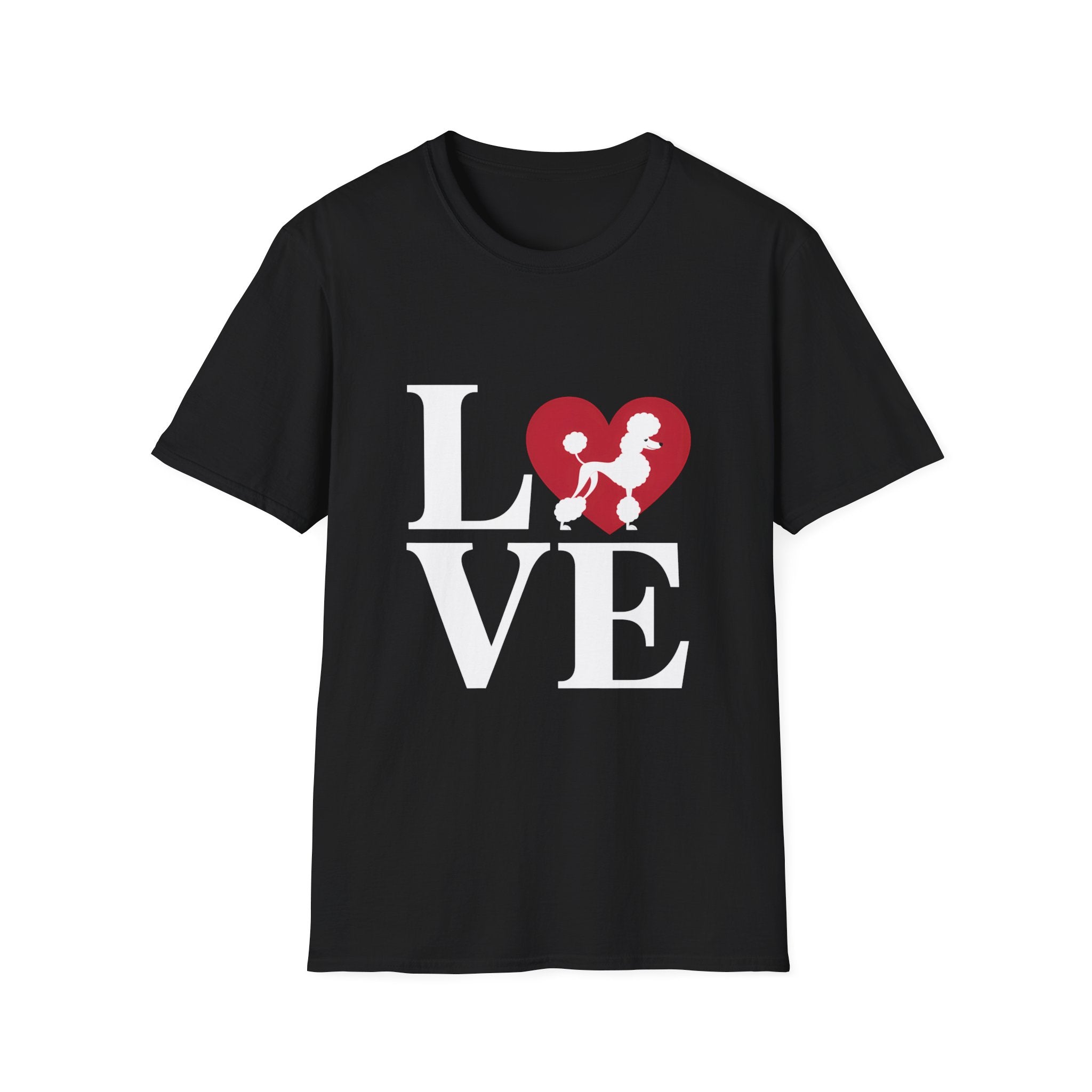 Love Poodle Shirt | Poodle Gifts | Poodles Dog Lovers Merchandise Unisex T-Shirt Main image