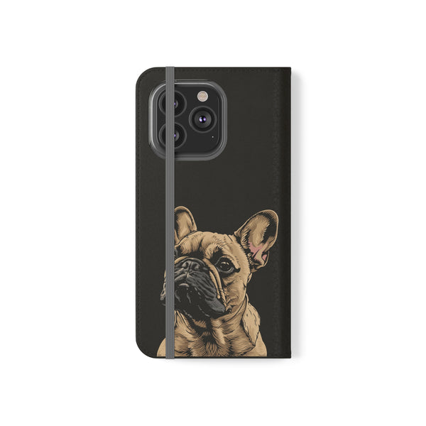 French Bulldog Phone Case | I Love My Frenchie Wallet Phone Case Gifts | IPhone & Samsung Galaxy French Bulldog Flip Cases