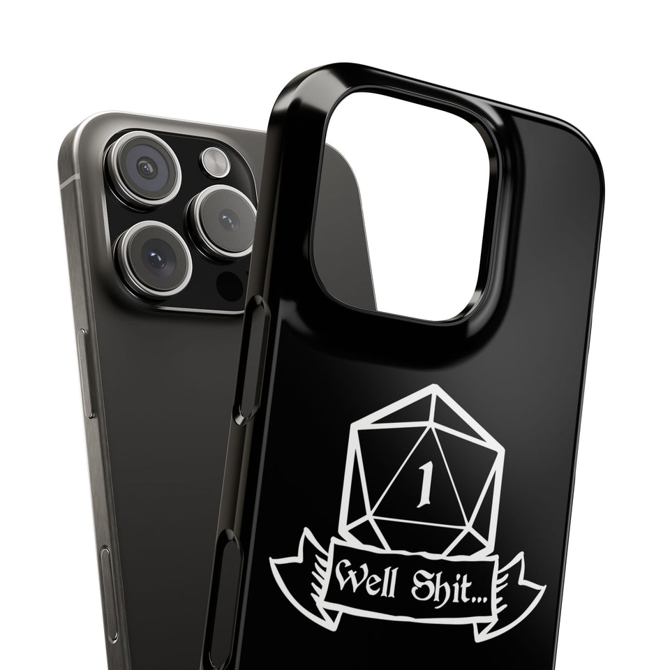 Premium Well Shit RPG iPhone Case | Fantasy Role Playing Game Gifts Slim Phone Cases
