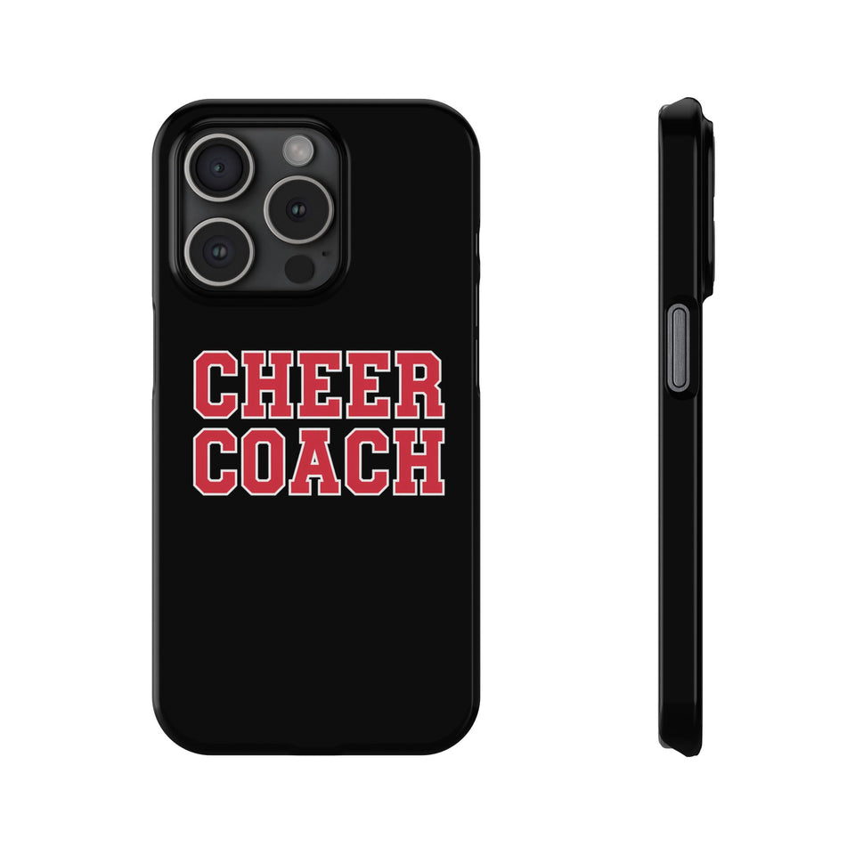 Premium Cheer Coach iPhone Case | Cheer Coach Gifts Slim Phone Cases