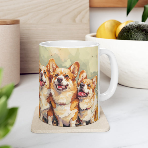 Corgi Mug Group 2 | Corgi Gift | Corgi Coffee Mug | Corgi Presents Mug 11oz