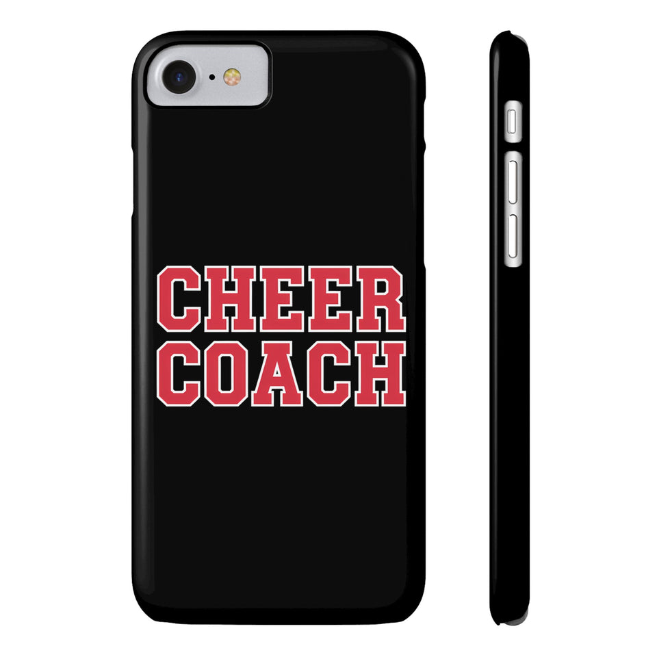 Premium Cheer Coach iPhone Case | Cheer Coach Gifts Slim Phone Cases