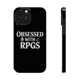 Premium Obsessed With RPGs iPhone Case | Role Playing Game Slim Phone Cases Premium Obsessed With RPGs iPhone Case | Role Playing Game Slim Phone Cases