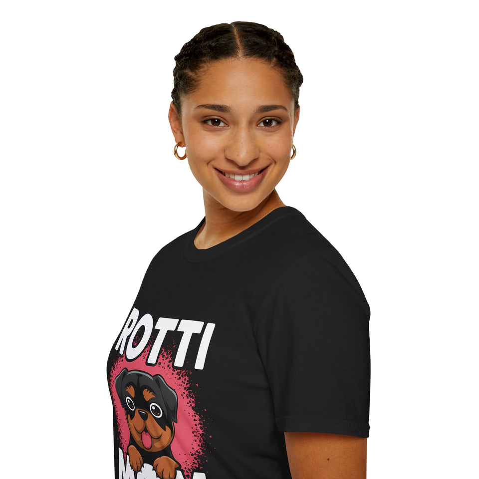 Rottie Mom Rottweiler Dog Mama Mom Unisex T-Shirt