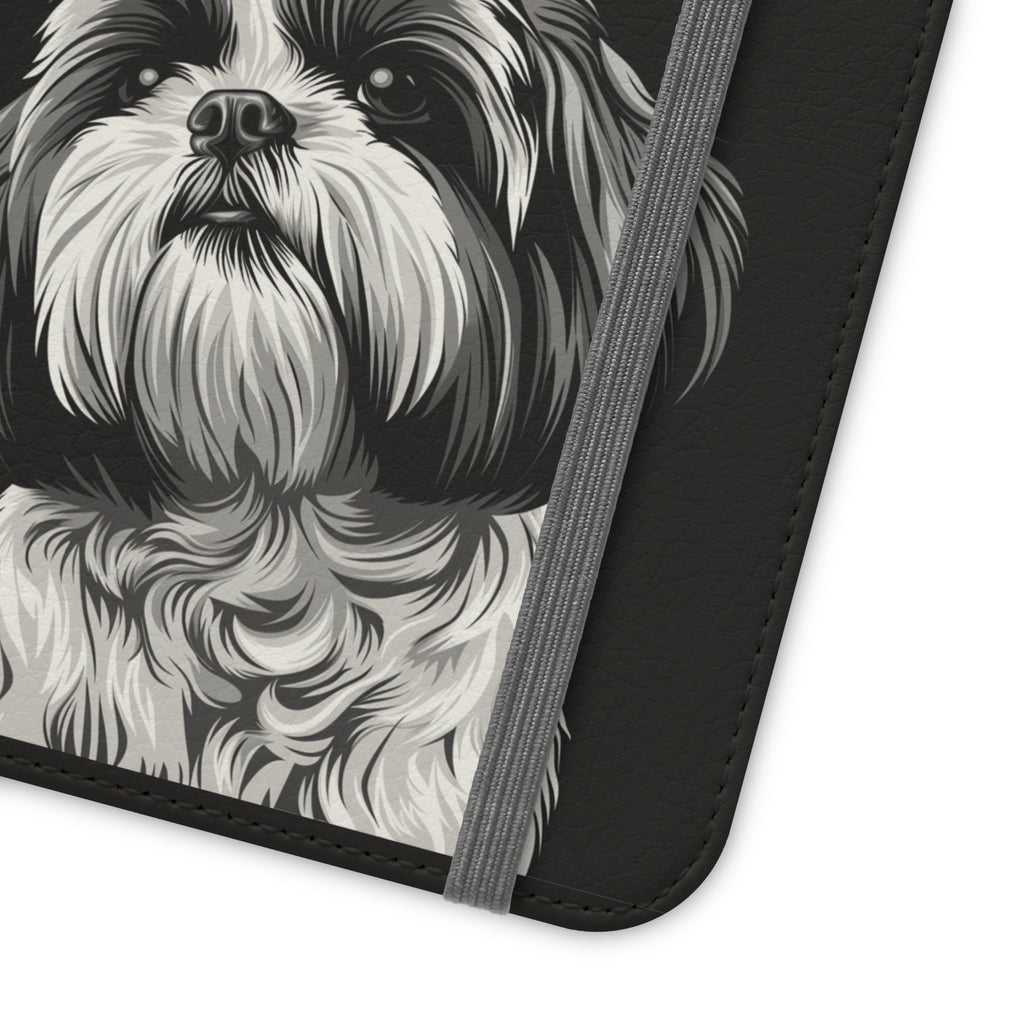 Shih Tzu Phone Case | Shih Tzu Wallet Phone Case | IPhone & Samsung Galaxy Shih Tzu Flip Cases