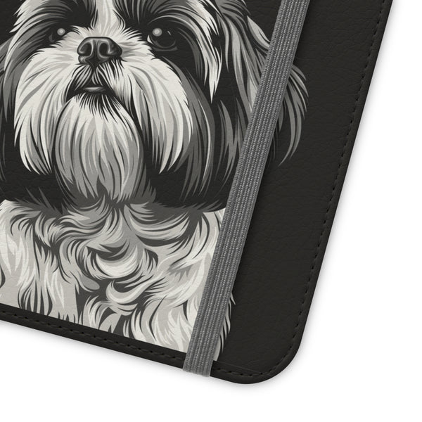 Shih Tzu Phone Case | Shih Tzu Wallet Phone Case | IPhone & Samsung Galaxy Shih Tzu Flip Cases